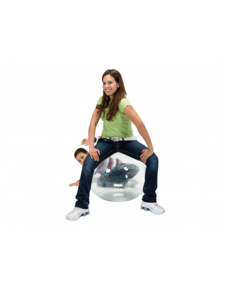 Minge fizioterapie transparenta Opti Ball, de 55 cm,Gym9655