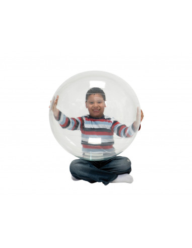Minge fizioterapie transparenta Opti Ball, de 65 cm,Gym9665