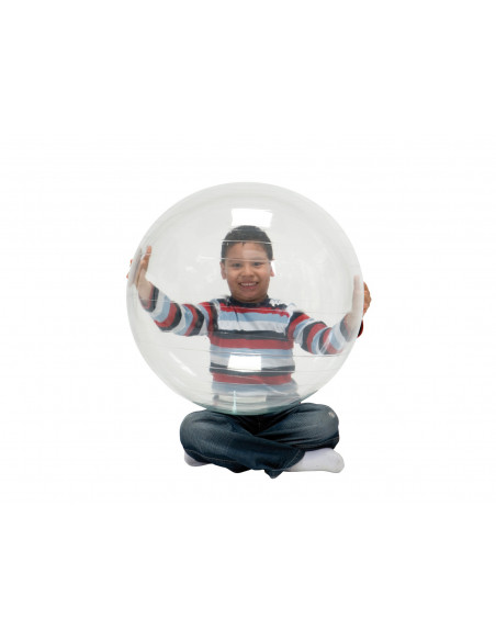 Minge fizioterapie transparenta Opti Ball, de 65 cm,Gym9665
