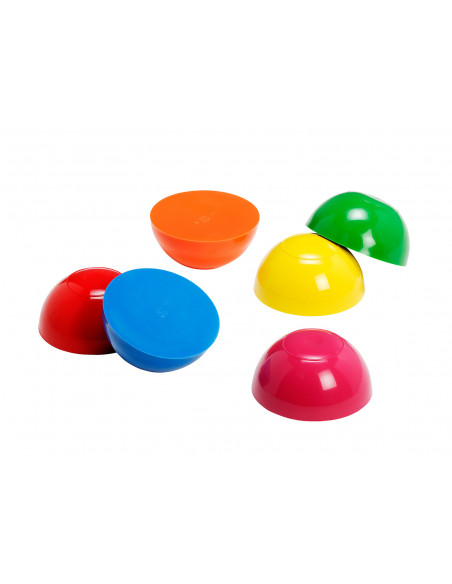 Set de 6 semisfere proprioceptive gonflabile Junior Stones in 6