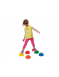 Set de 6 semisfere arici proprioceptive cu gaura Multiactiv 2
