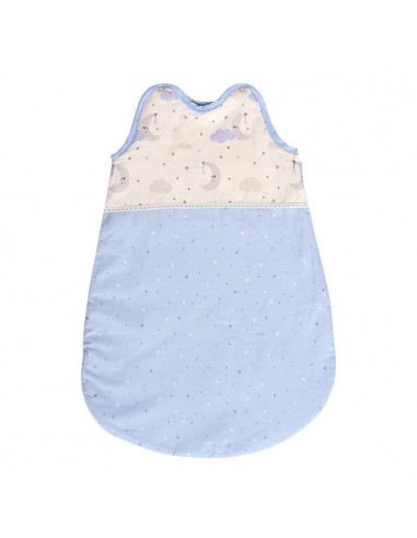 Sac de dormit de vara (0-6 luni), Moon & Stars Blue,20060125701