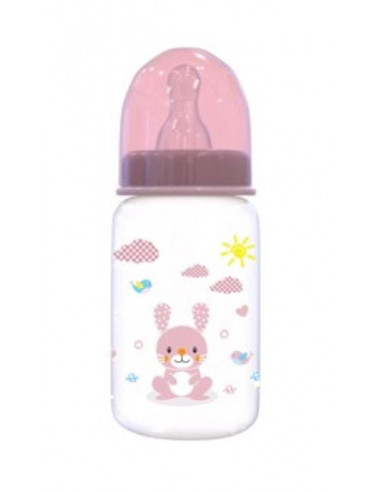 Biberon cu capac, 0 luni+, 125 ml, Pink,10200120002