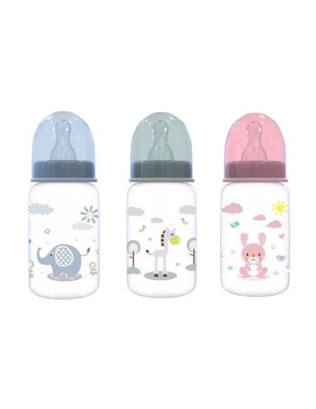Biberon cu capac, 0 luni+, 125 ml, Pink,10200120002