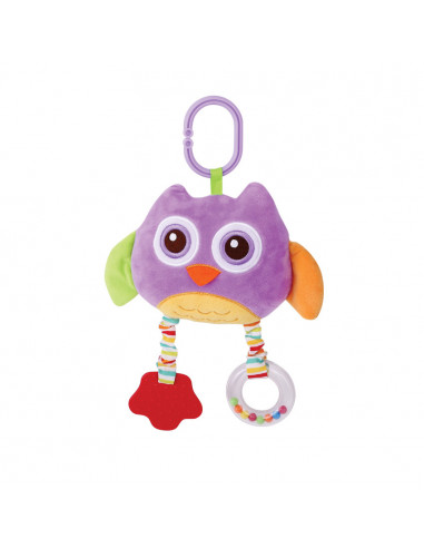 Jucarie din plus cu oglinda, Violet Owl,10191240001