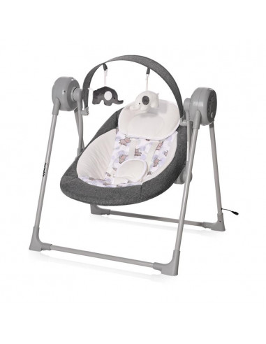 Leagan, Twinkle, electric, cu telecomanda, Grey,10090080002