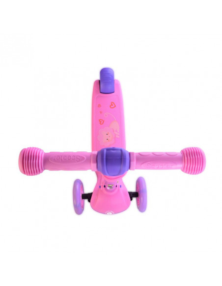 Trotineta pentru copii, Tamtam, 3 Ani+, roti cu lumini, Pink Trotineta pentru copii, Tamtam, 3 Ani+, roti cu lumini, Pink