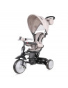 Tricicleta pentru copii, Lucky Crew, multifunctionala, Grey &