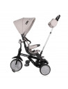 Tricicleta pentru copii, Lucky Crew, multifunctionala, Grey &