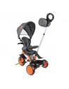 Tricicleta pentru copii, Lucky Crew, multifunctionala, Black &