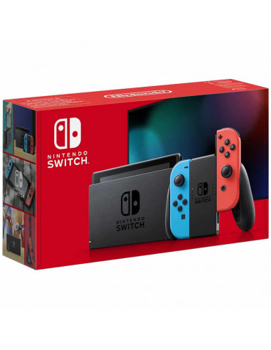 NINTENDO SWITCH CONSOLE Red&Blue Joy-Con Long battery (HAD