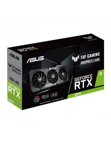 Placa video ASUS GeForce RTX 3070 TUF GAMING LHR 8GB GDDR6