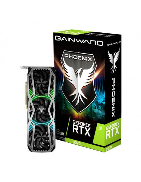 Placa video Gainward GeForce RTX 3070 Phoenix LHR, 8GB GDDR6