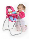 Set scaun de masa cu leagan 2 in 1 pentru papusi PlayTo