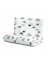 Set lenjerie de pat cu 2 piese Sensillo Nori,SILLO-4375