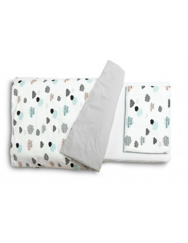 Set lenjerie de pat cu 2 piese Sensillo Nori,SILLO-4375