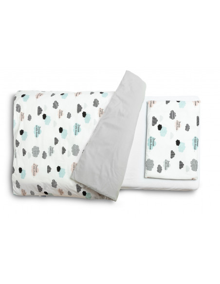 Set lenjerie de pat cu 2 piese Sensillo Nori,SILLO-4375