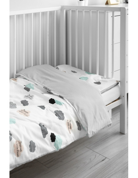 Set lenjerie de pat cu 2 piese Sensillo Nori,SILLO-4375