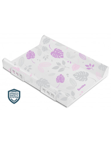 Saltea de infasat rigida cu siguranta Sensillo FLORAL Platinum