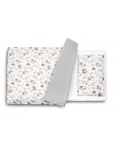 Set lenjerie de pat cu 2 piese Sensillo Aventura in