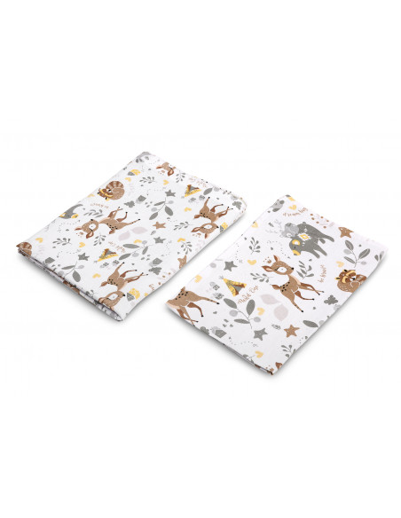 Set lenjerie de pat cu 2 piese Sensillo Aventura in