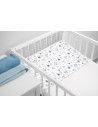 Husa pentru perna Sensillo 38x60 cm Cosmos Alba,SILLO-20549