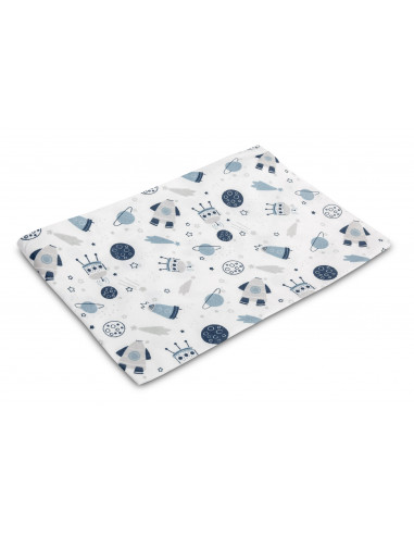 Husa pentru perna Sensillo 38x60 cm Cosmos Alba,SILLO-20549