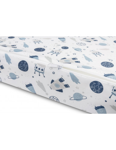 Husa pentru perna Sensillo 38x60 cm Cosmos Alba,SILLO-20549
