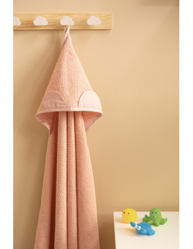 Prosop de bumbac cu gluga 100x100 cm Sensillo KREPA BEAR