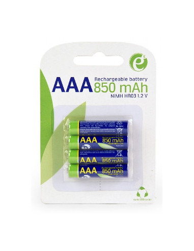 ACUMULATOR GEMBIRD AAA (R3), 1.2V NiMH 850mAh, 4 buc.