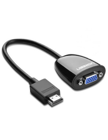 ADAPTOR video Ugreen, "MM105" HDMI (T) la 1 x VGA (M) 1920x1080
