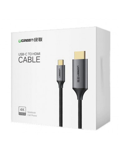 CABLU video Ugreen, "MM142" USB Type-C (T) la HDMI (T)