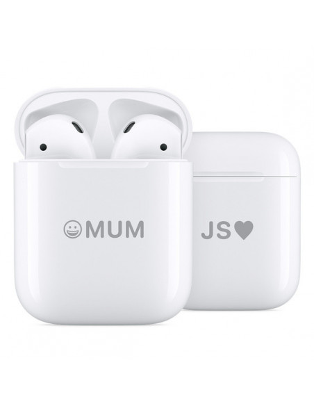 CASTI Apple AirPods with Charging Case (gen 2), albe