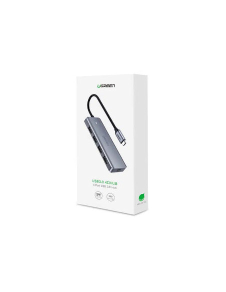 HUB extern Ugreen, "CM219" porturi USB: USB 3.0 x 4, conectare
