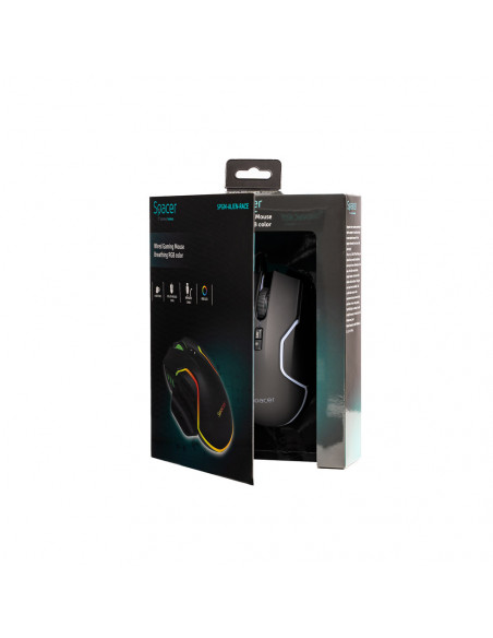 MOUSE Spacer - gaming, gaming, cu fir, USB, optic, 12.000 dpi MOUSE Spacer - gaming, gaming, cu fir, USB, optic, 12.000 dpi
