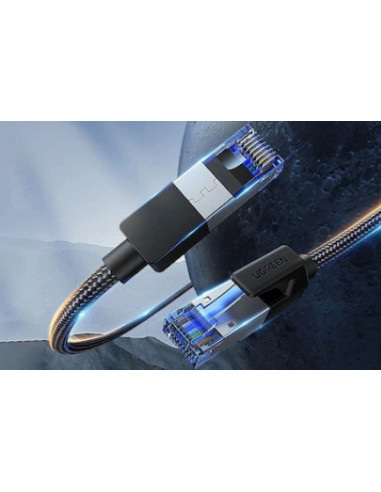 PATCH CORD UTP Ugreen Cat8, "NW153" fire din cupru, braided