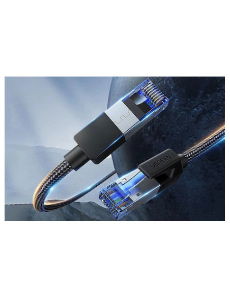 PATCH CORD UTP Ugreen Cat8, "NW153" fire din cupru, braided