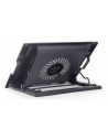 STAND GEMBIRD notebook 17", sita metal, fan 15cm cu led light