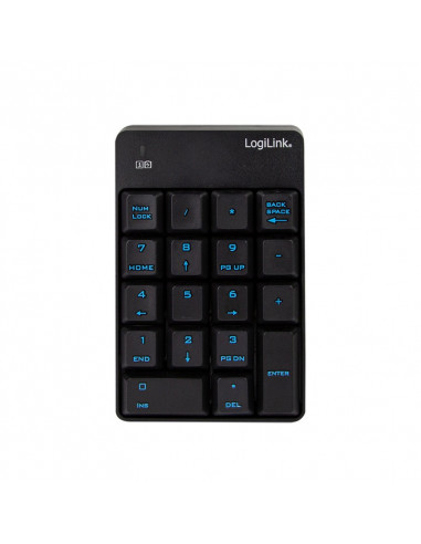 TASTATURA numerica Logilink, wireless, 18 taste, negru