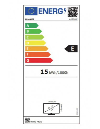 Monitor LED IPS Huawei 23.8'', Full HD, 60Hz, 5ms, HDMI, VGA