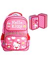 Set scoala Hello Kitty 1 - Ghiozdan scoala clasa I-IV, Penar