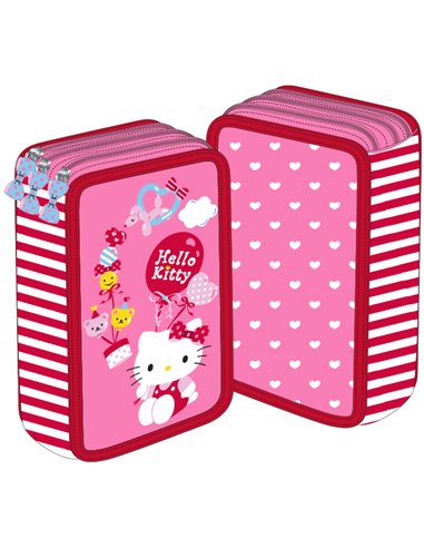 Set scoala Hello Kitty 1 - Ghiozdan scoala clasa I-IV, Penar
