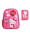 Set Gradinita Hello Kitty - Ghiozdan gradinita, Penar neechipat