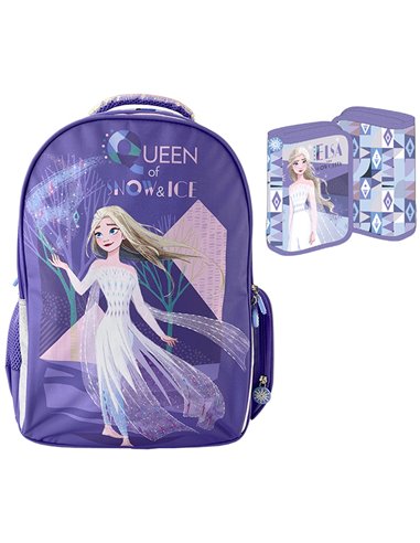 Set scoala Frozen 1 - Ghiozdan scoala clasele I-IV, Penar