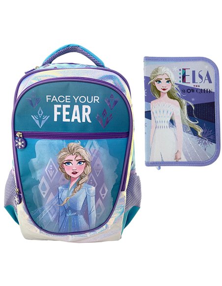 Set scoala Frozen 7 - Ghiozdan scoala clasele I-IV, Penar