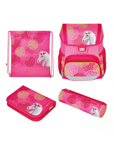 50039555,Ghiozdan echipat loop plus, motiv bloomy horse