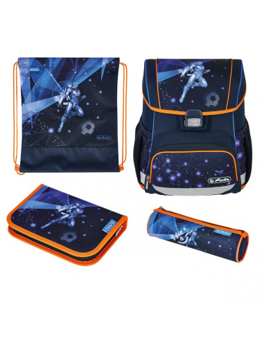 50037407,Ghiozdan echipat Loop Plus, Motiv Galaxy Game