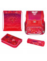 50037353,Ghiozdan echipat Herlitz loop plus, Motiv sweet hearts