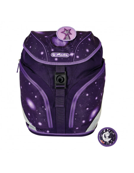 50037629,Ghiozdan neechipat Herlitz, SoftLight, dimensiune 38 x 28 x 23 cm, motiv Space Girl
