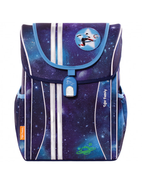 TGJY-017A(1),Ghiozdan Herlitz neechipat Joy, Motv Super galaxy tiger